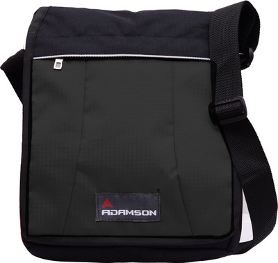 Adamson Men Casual Black Polyester Sling Bag