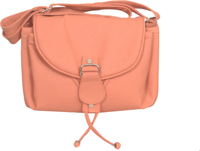 

mango star Women Casual Beige PU Sling Bag