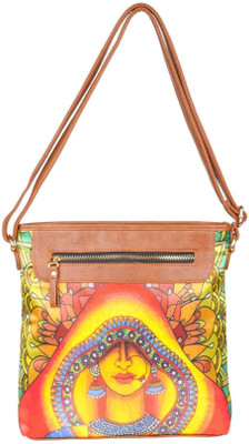

All Things Sundar Women Casual Multicolor Satin Sling Bag