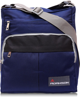 

Adamson Men Casual Blue Polyester Messenger Bag