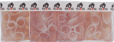 

Pick4you SPIRAL Glycerine Based Homemade Skin Friendly Fragranced Designer Soap set of 4(400 g, Pack of 4)