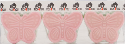 

Pick4you BUTTERFLY Glycerine Based Homemade Skin Friendly Fragranced Designer Soap set of 3(300 g, Pack of 3)
