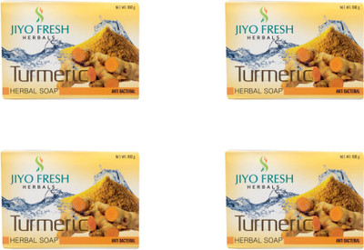 

Jio Fresh Turmeric Herbal Soap(100 g, Pack of 4)