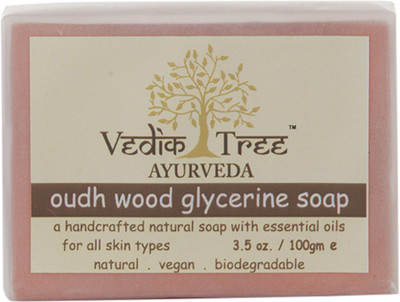 

VEDIKTREE Ayurveda handmade natural soaps (Oudh Wood)100 gm/ 3.5 oz.(100 g)