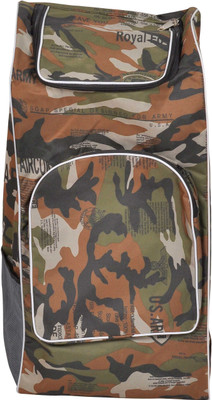 

Anand Sports Cricket Kit in Military Jungle Print Cricket Kit Bag - Military(Multicolor, Kit Bag), Green;white