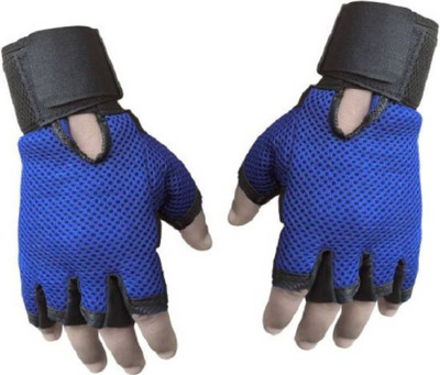 

LS Letsshop HEAVY LEATHER PADDING Gym & Fitness Gloves (, BlUE) Gym & Fitness Gloves (, Blue