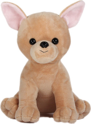 

My Baby Excels Sitting Chihuahua Smiling Dog Plush - Brown 25cm - 25 cm(Brown)
