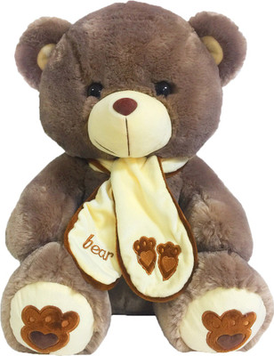 

My Baby Excels Brown Teddy Bear Plush with Scarf 60cm - 60 cm(Brown)