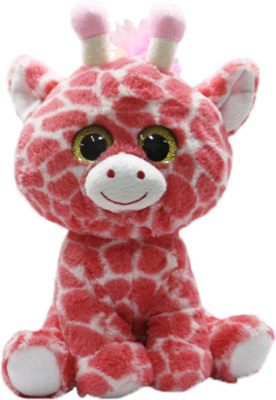

My Baby Excels Colourful Baby Giraffe Plush with Sparkle Eyes - Pink 22cm - 22 cm(Multicolor)
