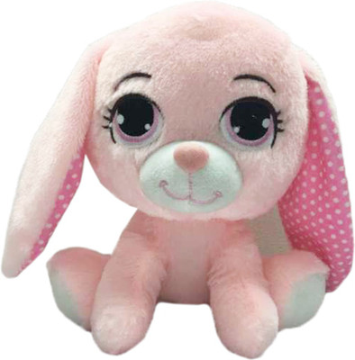 

My Baby Excels Baby Dog Plush with Big Eyes - Pink 19 cm - 19 cm(Pink)