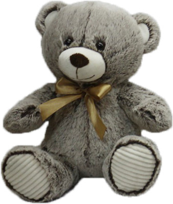 

My Baby Excels Teddy Bear Plush with Satin Bow - Dark Brown 25 cm - 25 cm(Brown)