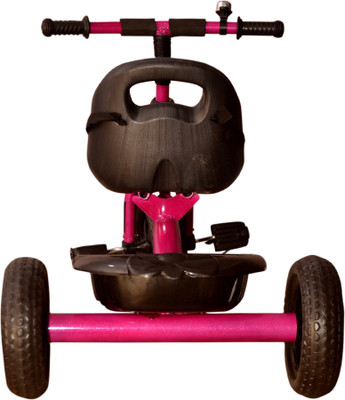 Oximus Baby tricycle for Kids with Parent Handle, Front & Basket Tricycle For 2 Year Old Yellow Yellow Basket tricycle Tricycle(Yellow), Pink