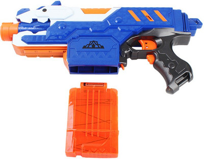 

jojoss Space Gun Toy with LED Matrix Flashing Rotating Blades for 3+ Kids(Blue)