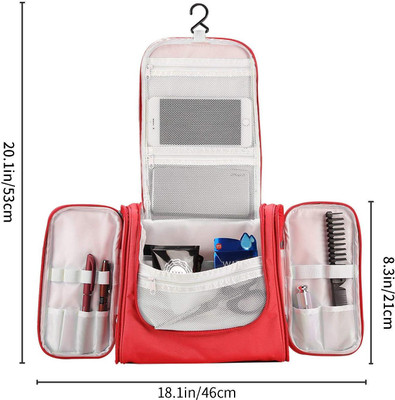 

UNIGEAR New Travel Toiletry Bag (Red)(Red)