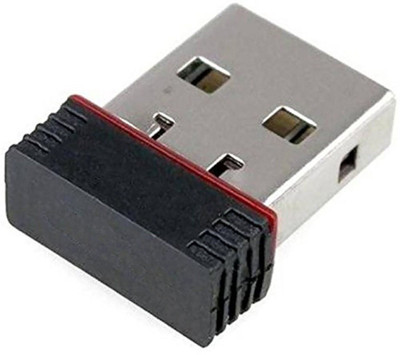 

Shopfloor.XYZ Wifi Mini Usb Adapter Wireless Dongle Adaptor 802.11 Lan Network USB Adapter USB Adapter(Black, Silver)