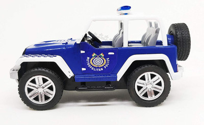 

Alicia Police Jeep Power Car Pull Back Toy(Multicolor)