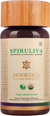

biogetica SpiruLiva – Super Food for Super Health - 160 tablets(80 g)
