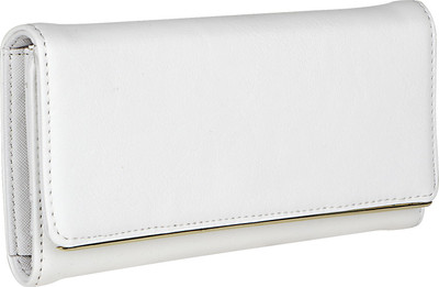 

Lino Perros Women White Artificial Leather Wallet(6 Card Slots)