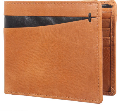 

Jungler Men Brown Genuine Leather Wallet(8 Card Slots)