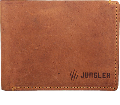 

Jungler Men Casual Brown Genuine Leather Wallet(7 Card Slots)