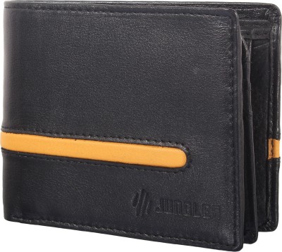 

Jungler Men Black Genuine Leather Wallet(8 Card Slots)