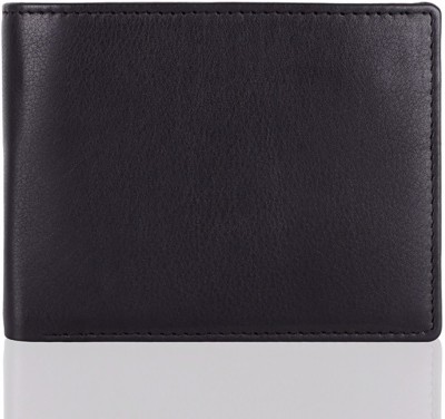 Arjun RO Men Casual Black Artificial Leather Wallet(1 Card Slot)