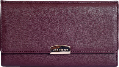 

Lino Perros Women Casual Maroon Artificial Leather Wallet(12 Card Slots)
