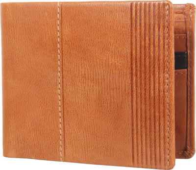 

Jungler Men Brown Genuine Leather Wallet(8 Card Slots)