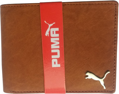 

Puma Men Brown Genuine Leather Wallet(3 Card Slots)