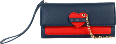 

b4bags Girls Purple Artificial Leather Wallet(12 Card Slots), Navy blue