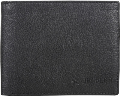 

Jungler Men Formal Black Genuine Leather Wallet(7 Card Slots)