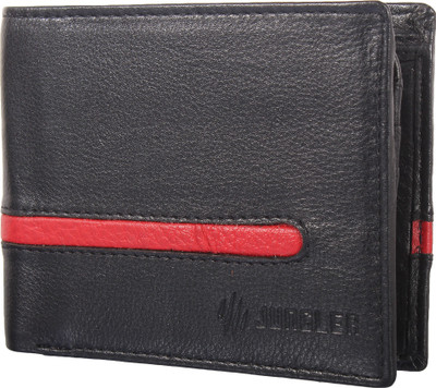 

Jungler Men Black Genuine Leather Wallet(8 Card Slots)