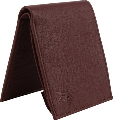 

Rosset Men Tan Artificial Leather Wallet(4 Card Slots)