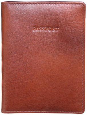 

ABYS Men Casual Brown Genuine Leather Document Holder, Maroon