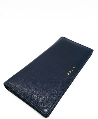 

Raza Women Blue Genuine Leather Wallet(14 Card Slots)
