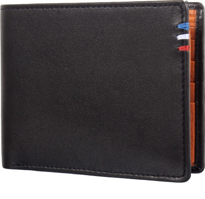 

Jungler Men Black Genuine Leather Wallet(8 Card Slots)
