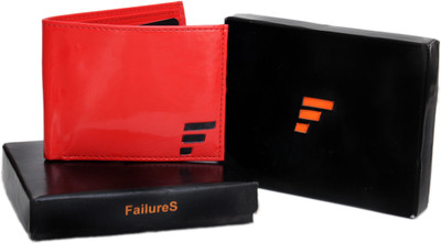 

FailureS Men Red Genuine Leather Wallet(6 Card Slots), Brown