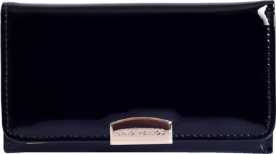 

Lino Perros Women Casual Black Artificial Leather Wallet(7 Card Slots)