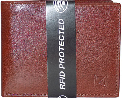 

Kan Men Maroon Genuine Leather Wallet(4 Card Slots)