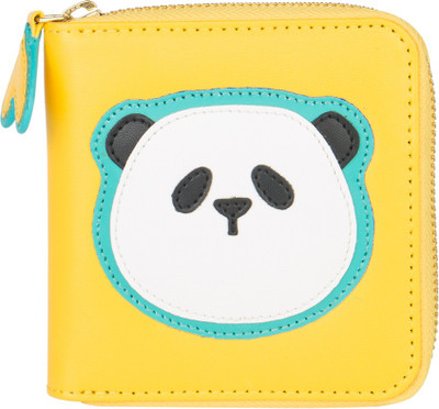 

Chumbak Women Casual Yellow Canvas Wallet(4 Card Slots)