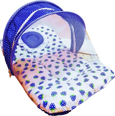 

Dhuloom baby bedding set baby bedding, bedding set, baby bed, baby mosquito net,new born baby gift set(Fabric, Blue)