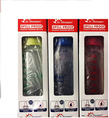 

Dr. Morepen Blue Feeding Bottles - 750 ml(Variety of colours of Cap)