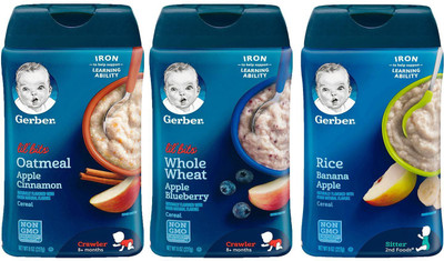 

Gerber Cereal Combo 227g (8oz) (Pack of 3) - Options 32 Cereal(681 g, Pack of 3, 6)