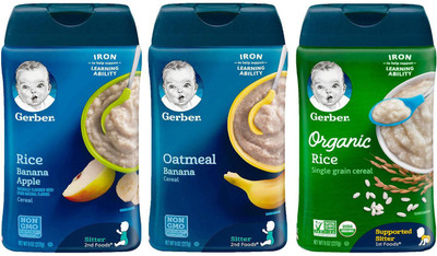

Gerber Cereal Combo 227g (8oz) (Pack of 3) - Assorted Options 49 Cereal(681 g, Pack of 3, 6)