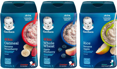 

Gerber Cereal Combo 227g (8oz) (Pack of 3) - Options 39 Cereal(681 g, Pack of 3, 6)