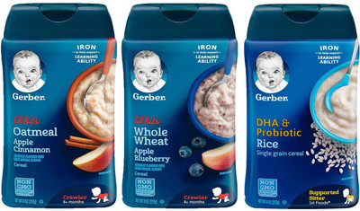 

Gerber Cereal Combo 227g (8oz) (Pack of 6) - Options 36 Cereal(1362 g, Pack of 6, 6)