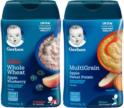 

Gerber Cereal Combo 227g (8oz) (Pack of 2) - Options Cereal(454 g, Pack of 2, 6)