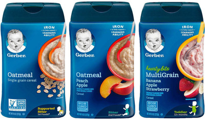 

Gerber Cereal Combo 227g (8oz) (Pack of 3) - Options 43 Cereal(681 g, Pack of 3, 6)