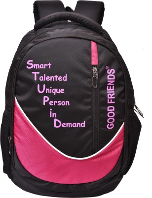 

peter india Canvas laptop college Pink Waterproof 25 Backpack(Pink)