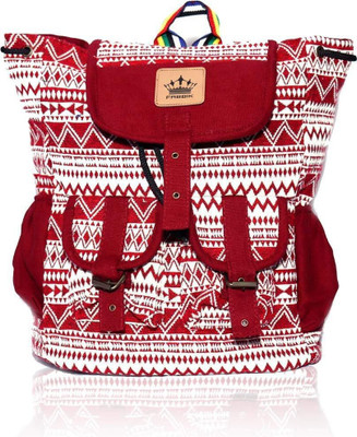 

fabbik Women's Handbag Backpack(Maroon, 14 L)
